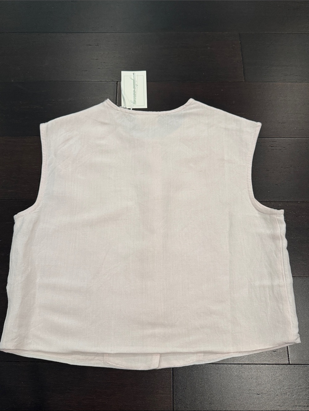 Julia Amory Blair linen Top Pink - Picture 4 of 5